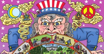 This Incredible Buddhist Mandala Depicts the Insanity of American Life