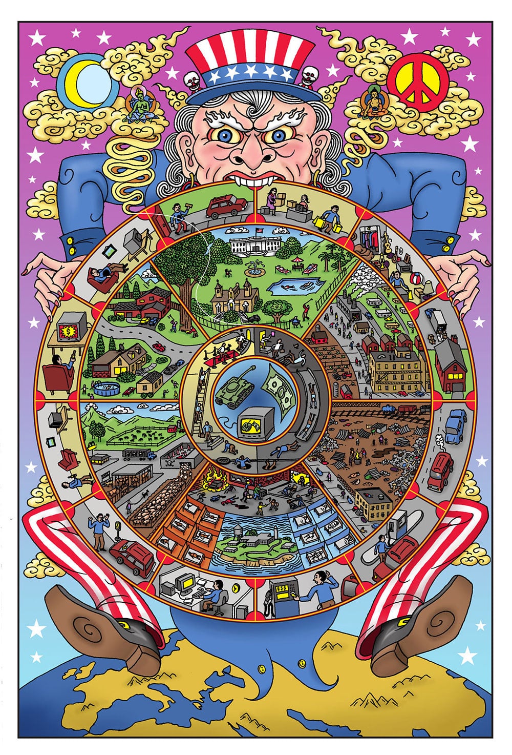 Buddhist Mandala Americosmos Darrin Drda